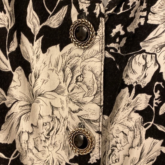 Coquette Core Vintage 80’s MIDI Dress Small Floral - Picture 5 of 12